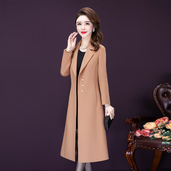 Wool Coat Fashion Long Popular and Slim Winter Coat C102 - Image 2