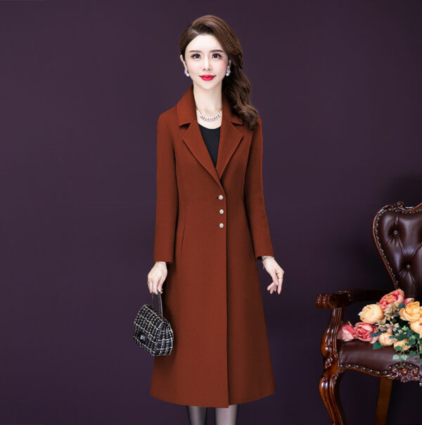 Wool Coat Fashion Long Popular and Slim Winter Coat C102 - Image 3