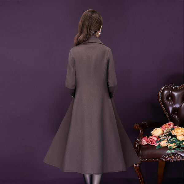 Wool Coat Fashion Long Popular and Slim Winter Coat C102 - Image 5