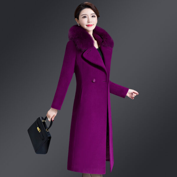 Long Section Formally Fashion Woolen Coat C103 - Image 2