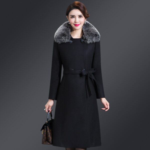 Long Section Formally Fashion Woolen Coat C103 - Image 3