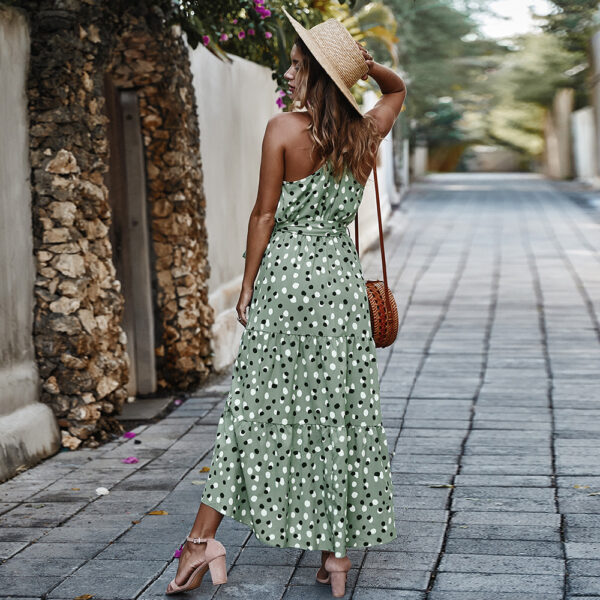 Summer Polka Dot Holiday Dress D103 - Image 4
