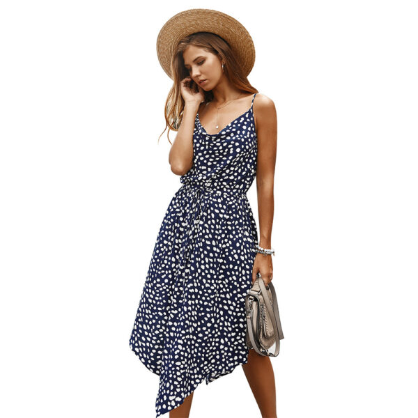 Self-Designed Dress New Holiday Wind Wave Skirt D105 - Image 5